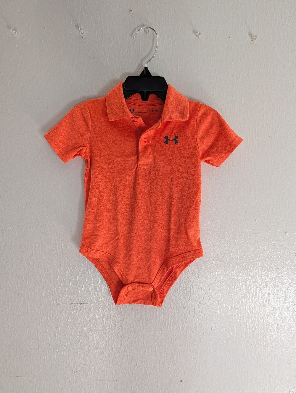 Under Armour Orange Polo Baby Bodysuit